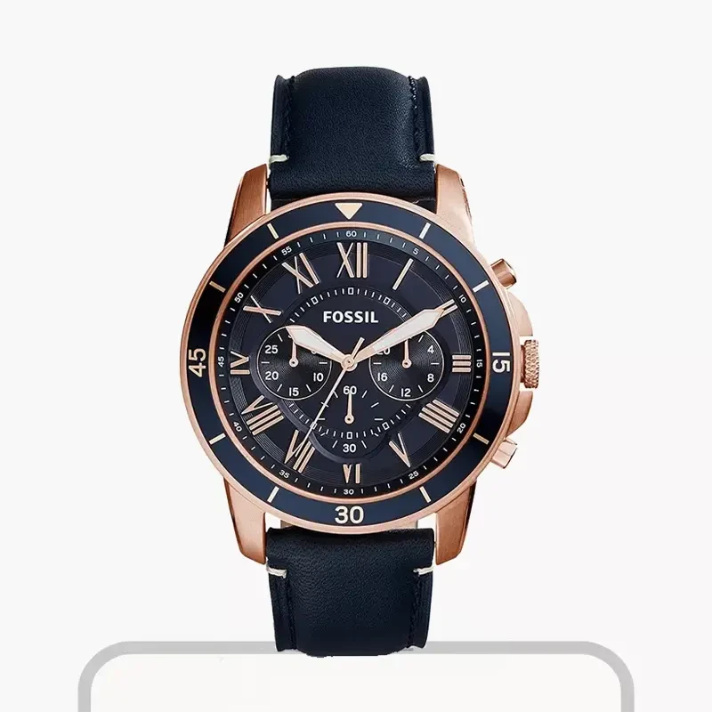 Fossil Grant Chronograph Blue Dial Men's Watch | FS5237